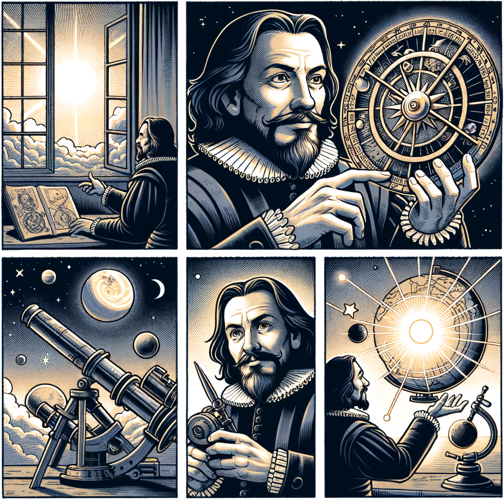 create a comics about mikolaj kopernik