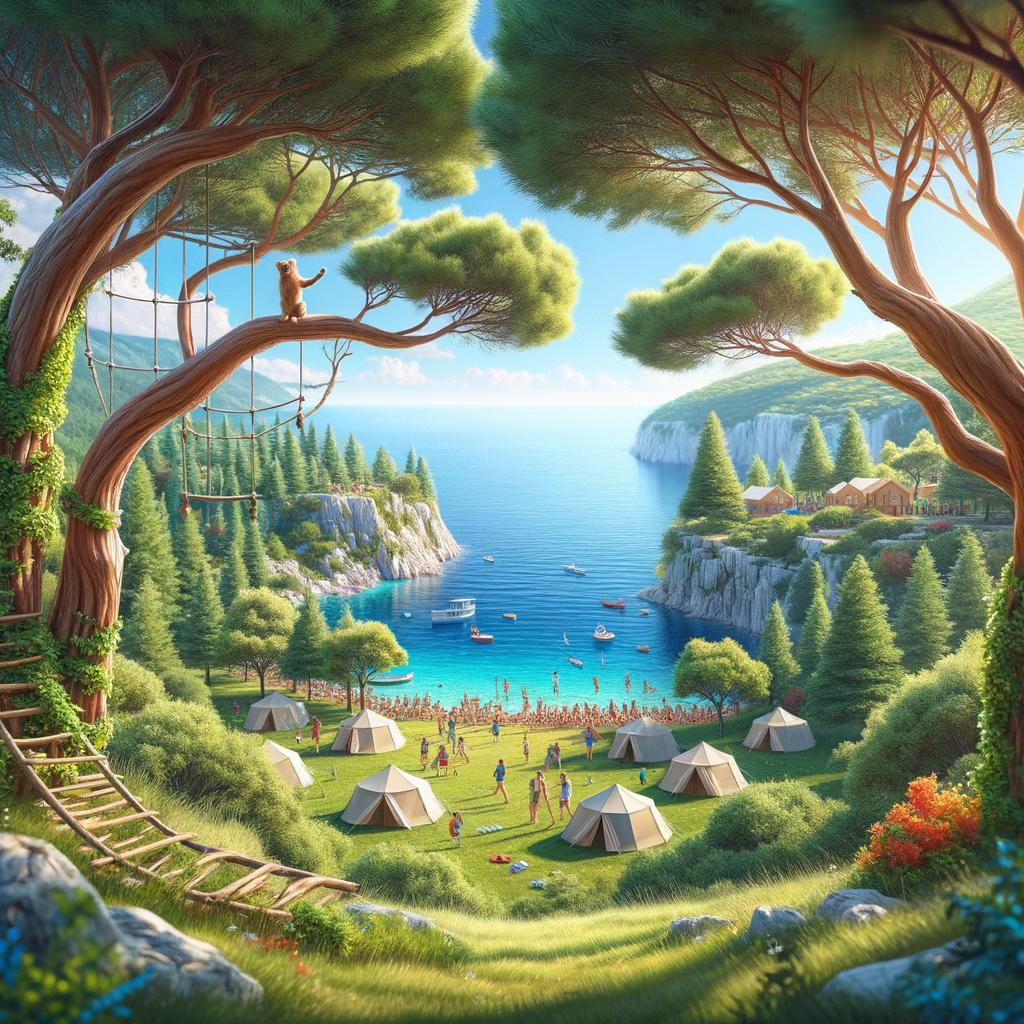 real photo children's camp zaostrog croatia without tents