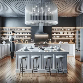 Design a modern kitchen