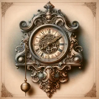 старинные часы