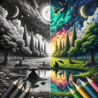 Раскрасить фотографиию