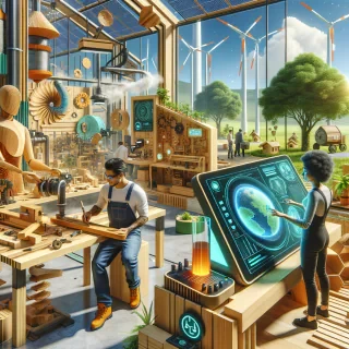 Crafting the Future: Woodwork, Technology & Renewable Energy