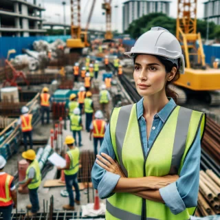 Руководитель строительных работ на стройплощадке